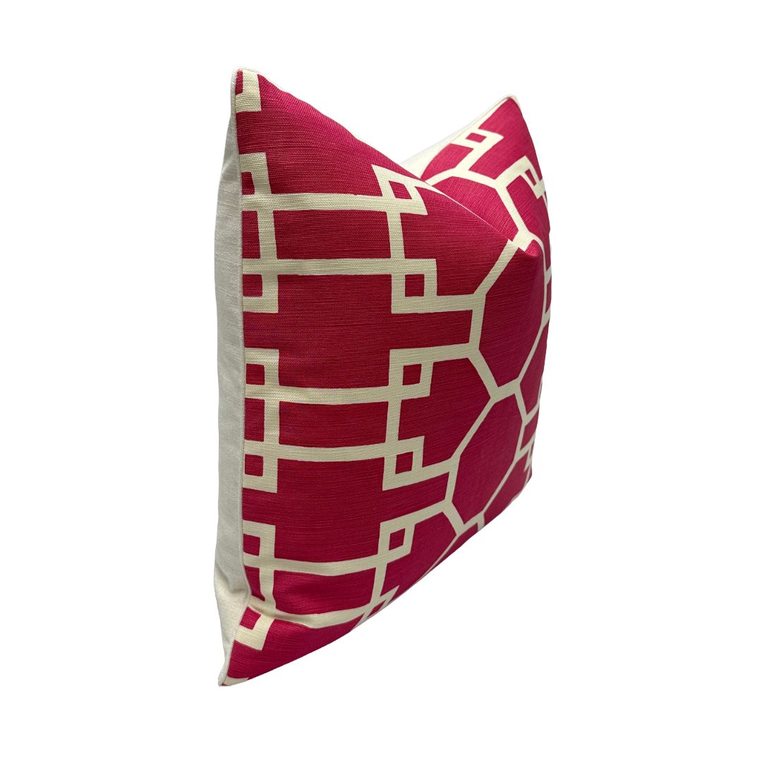 Quadrille - Brighton Reversed in Magenta on Tint