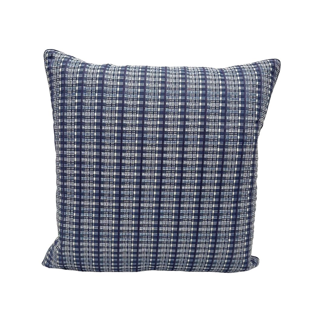 Schumacher - Zealand Check in Denim