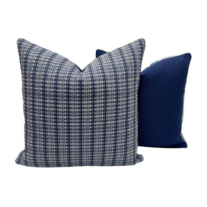 Schumacher - Zealand Check in Denim