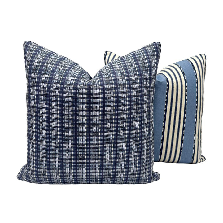 Schumacher - Zealand Check in Denim
