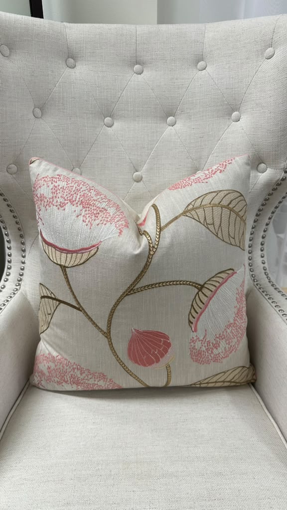 Schumacher - Celinda Embroidery in Blush