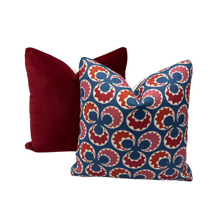 Ottoline - Chintamani Fun in Blue & Reds
