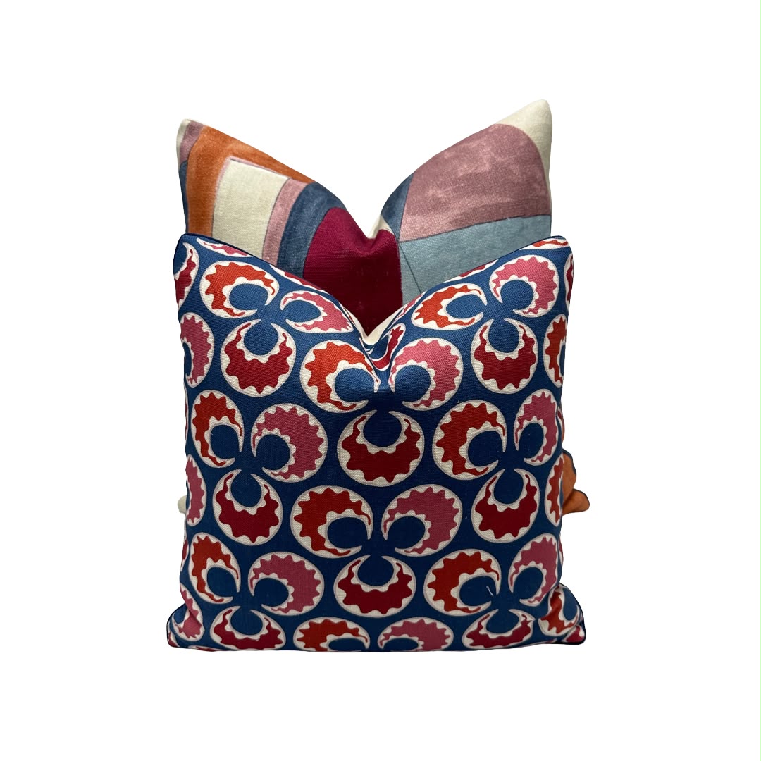 Ottoline - Chintamani Fun in Blue & Reds