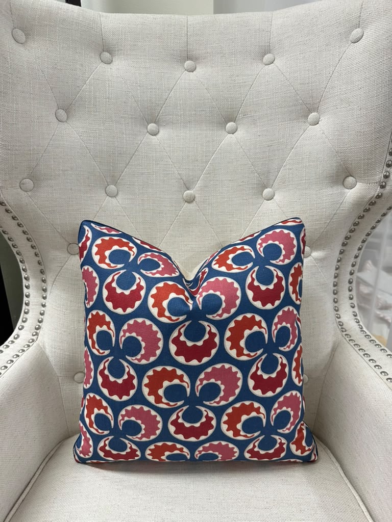 Ottoline - Chintamani Fun in Blue & Reds