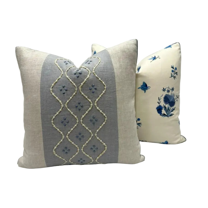 Cowtan & Tout - Lorca Stripe in Blue