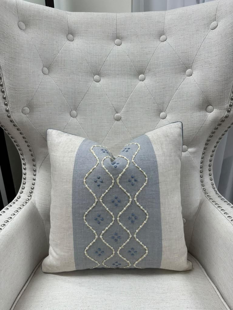 Cowtan & Tout - Lorca Stripe in Blue