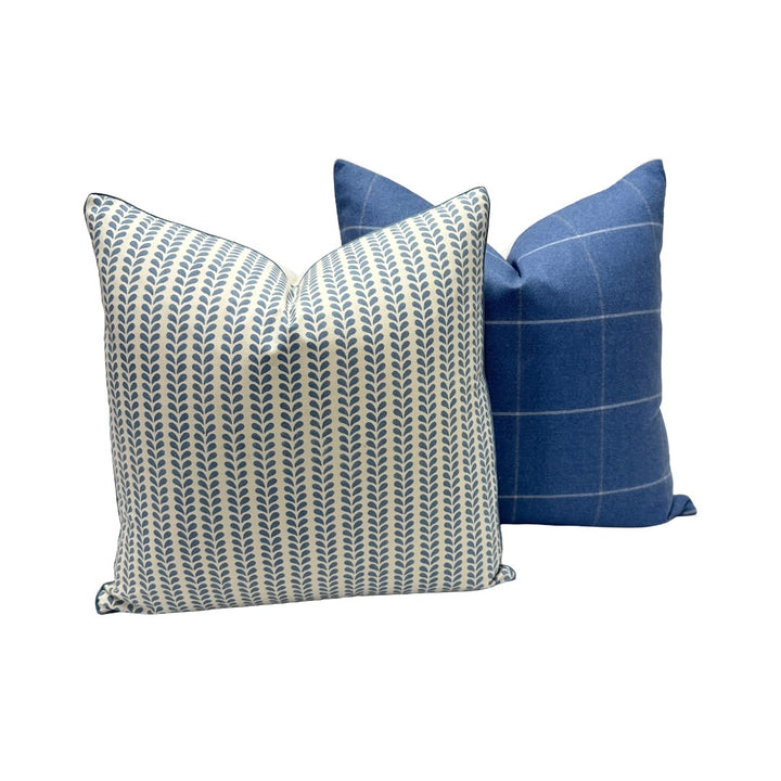 Schumacher + Molly Mahon - Bindi Hand Block Print in Blue
