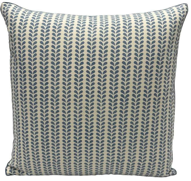 Schumacher + Molly Mahon - Bindi Hand Block Print in Blue