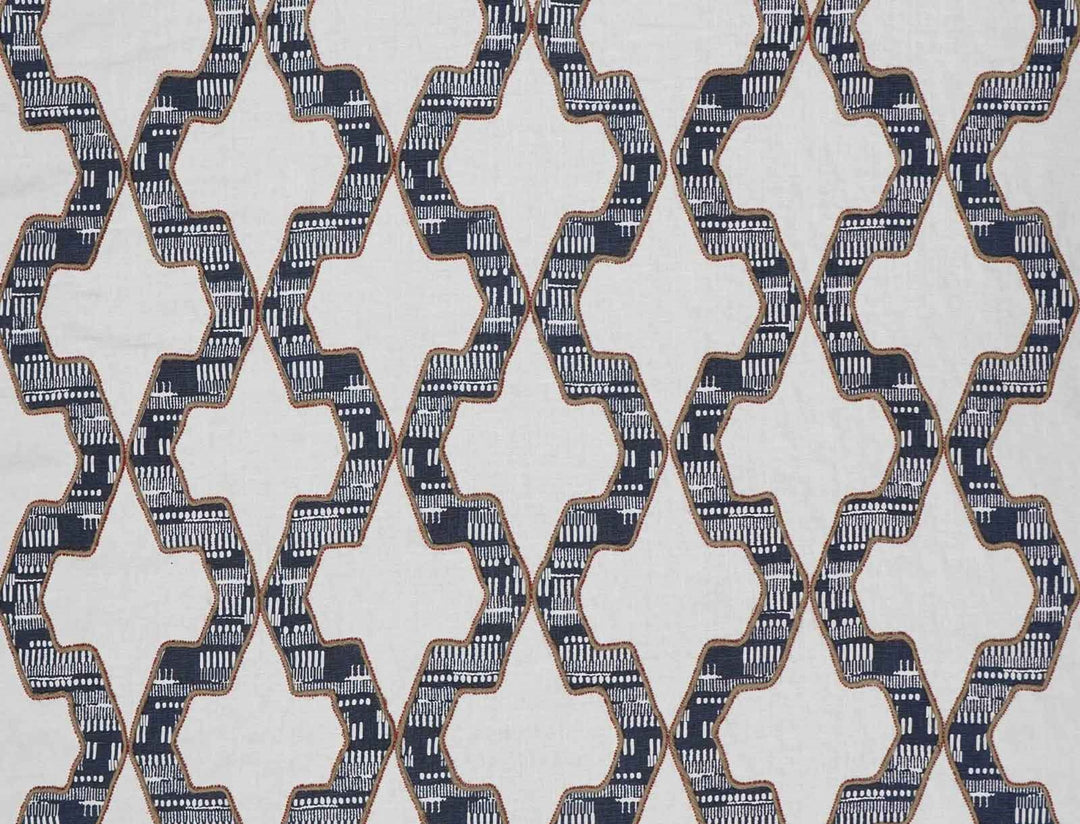 Jim Thompson - Fable Trellis in Indigo