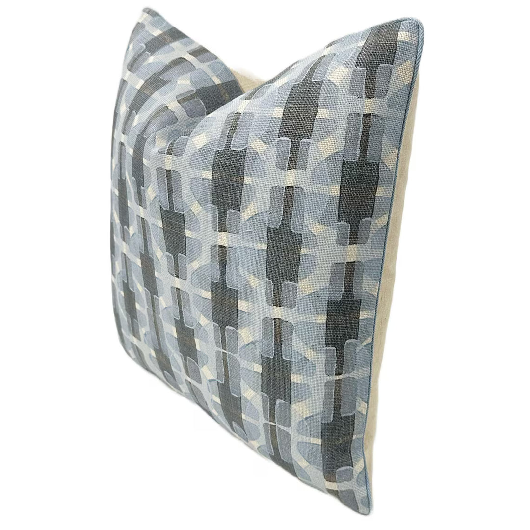 Galbraith & Paul - Madras in Denim - Batram Linen