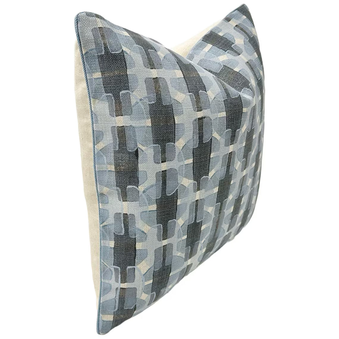 Galbraith & Paul - Madras in Denim - Batram Linen