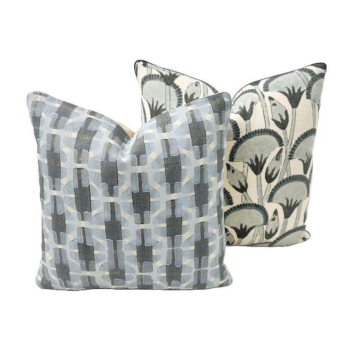 Galbraith & Paul - Madras in Denim - Batram Linen