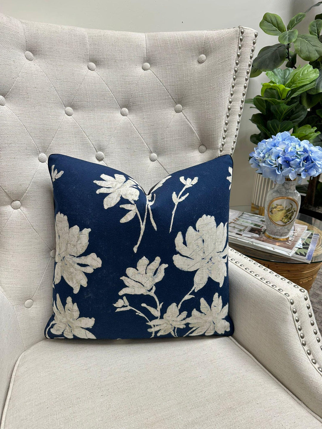 Scalamandre - Flore Batik in Indigo