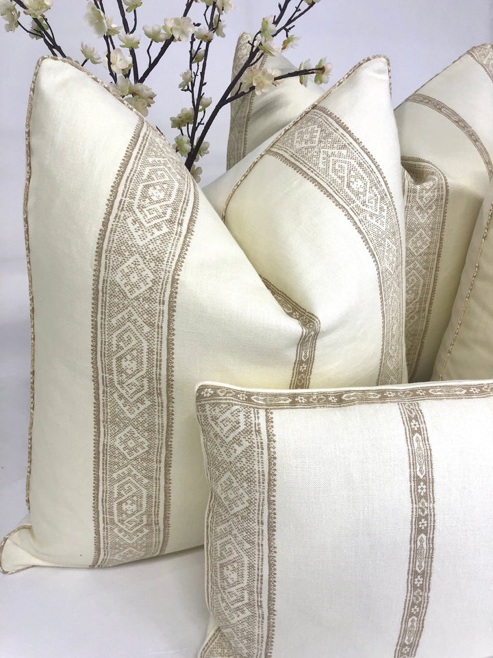 Carolina Irving - Patmos Stripe in Taupe