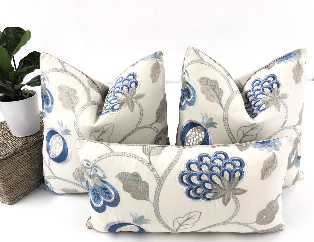 Colefax & Fowler - Paradise Garden - Blue/Cream