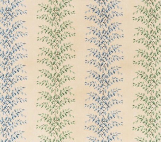 Décor Barbares - Rayures Datcha in Green & Blue