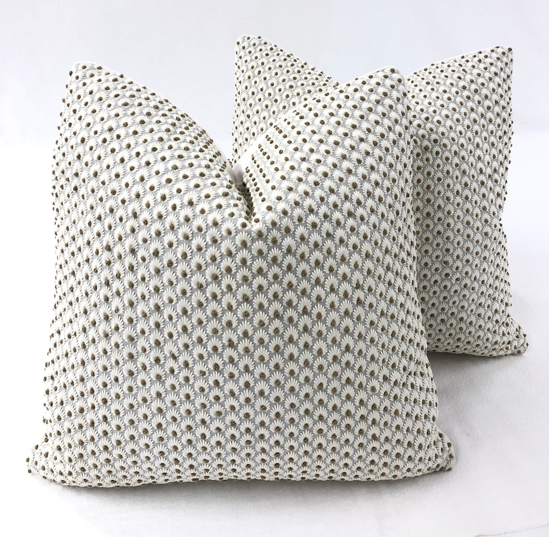 Scalamandre - Fleur Embroidered in Mineral