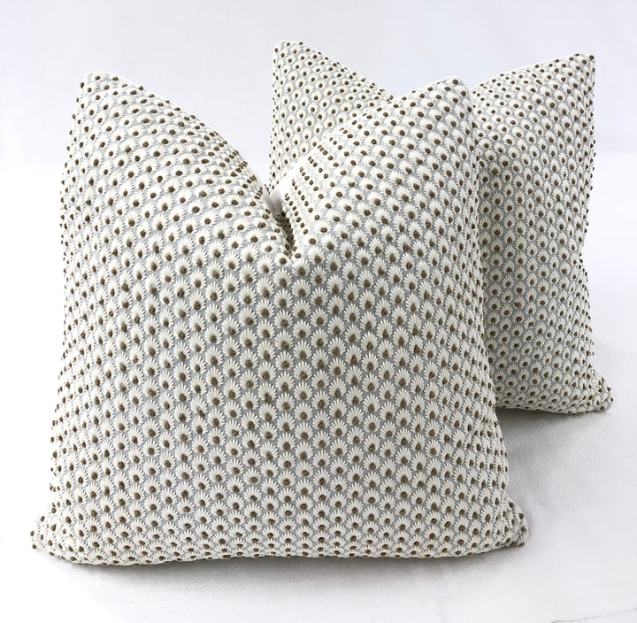 Scalamandre - Fleur Embroidered in Mineral