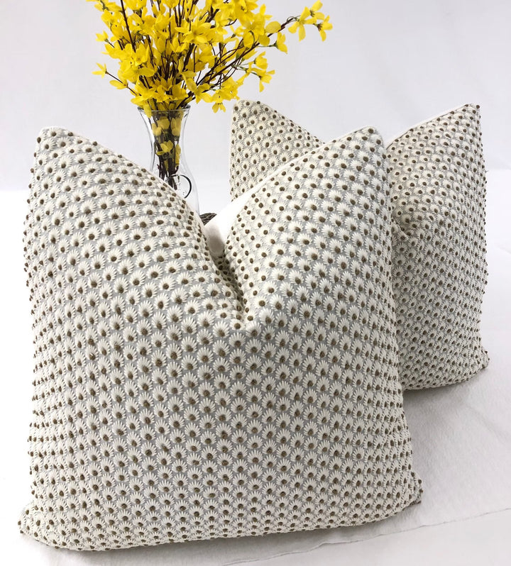Scalamandre - Fleur Embroidered in Mineral