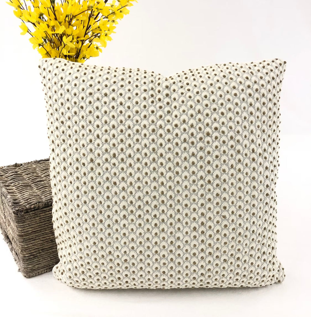Scalamandre - Fleur Embroidered in Mineral