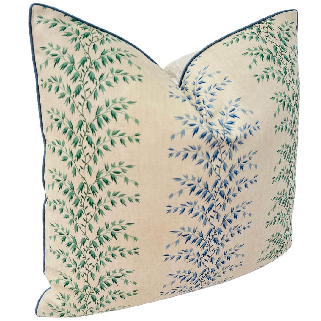 Décor Barbares - Rayures Datcha in Green & Blue