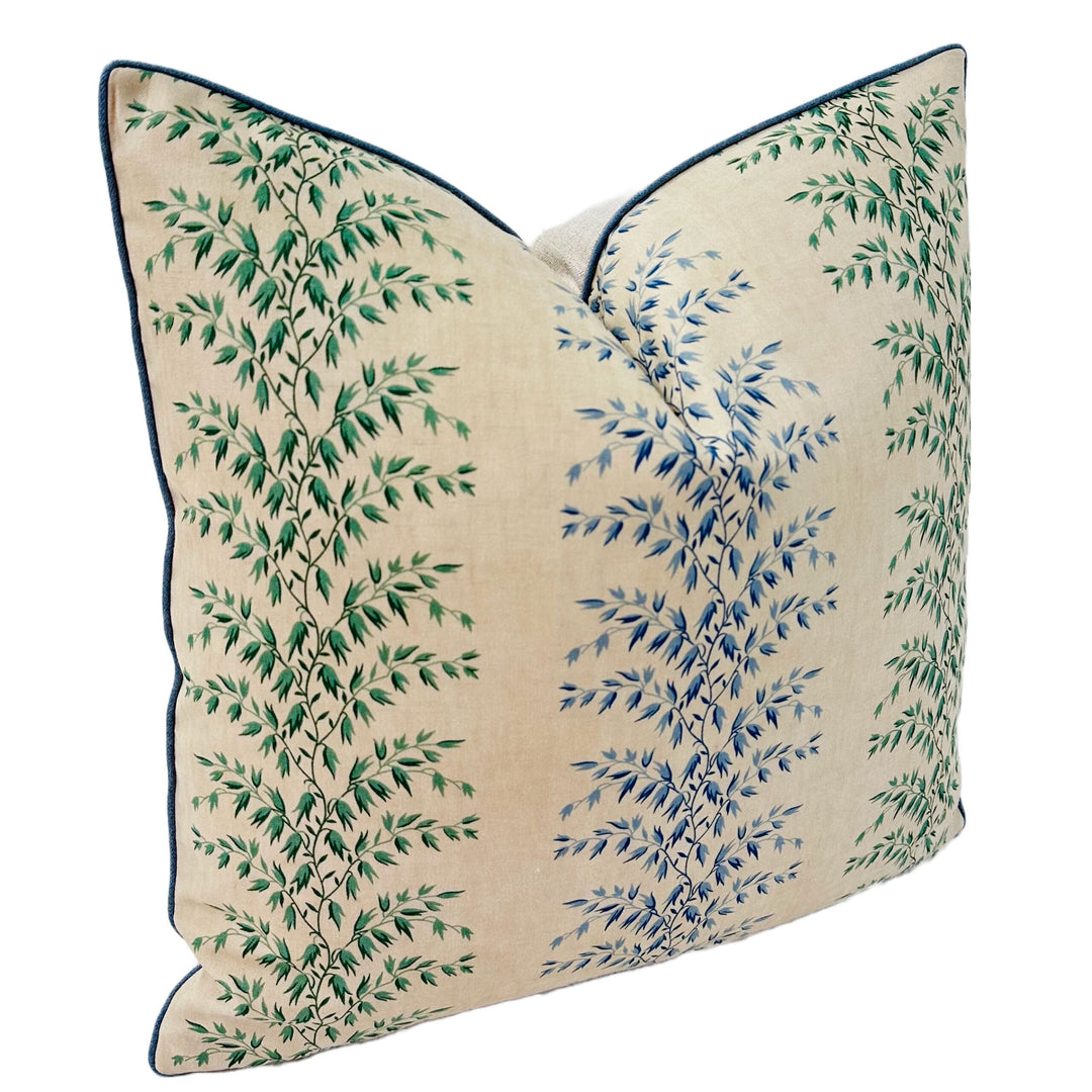 Décor Barbares - Rayures Datcha in Green & Blue