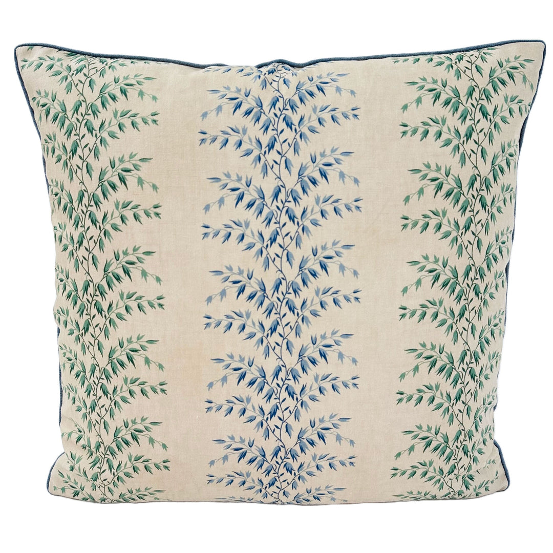Décor Barbares - Rayures Datcha in Green & Blue