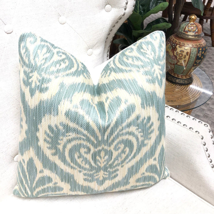 Brunschwig & Fils - French Damask in Aquamarine