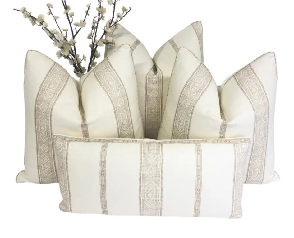Carolina Irving - Patmos Stripe in Taupe