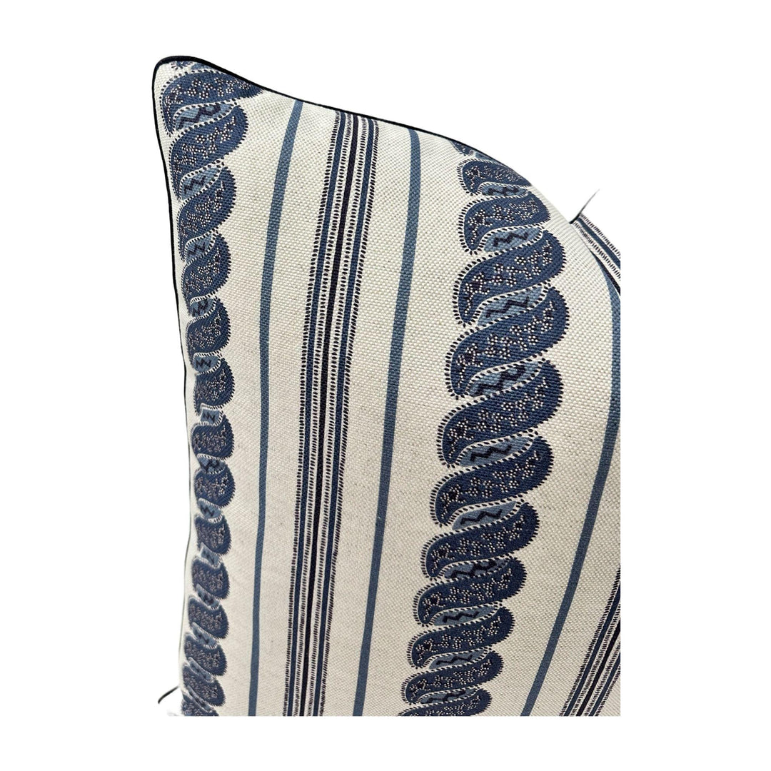 Carolina Irving - Menerbes Stripe in Indigo Ecru