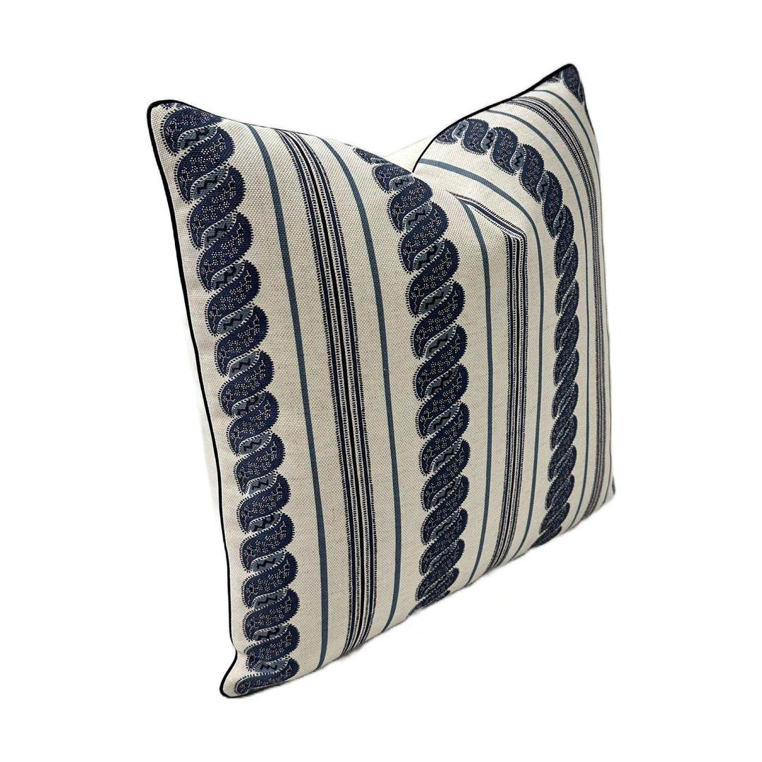 Carolina Irving - Menerbes Stripe in Indigo Ecru