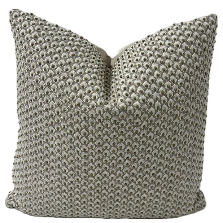 Scalamandre - Fleur Embroidery in Flax