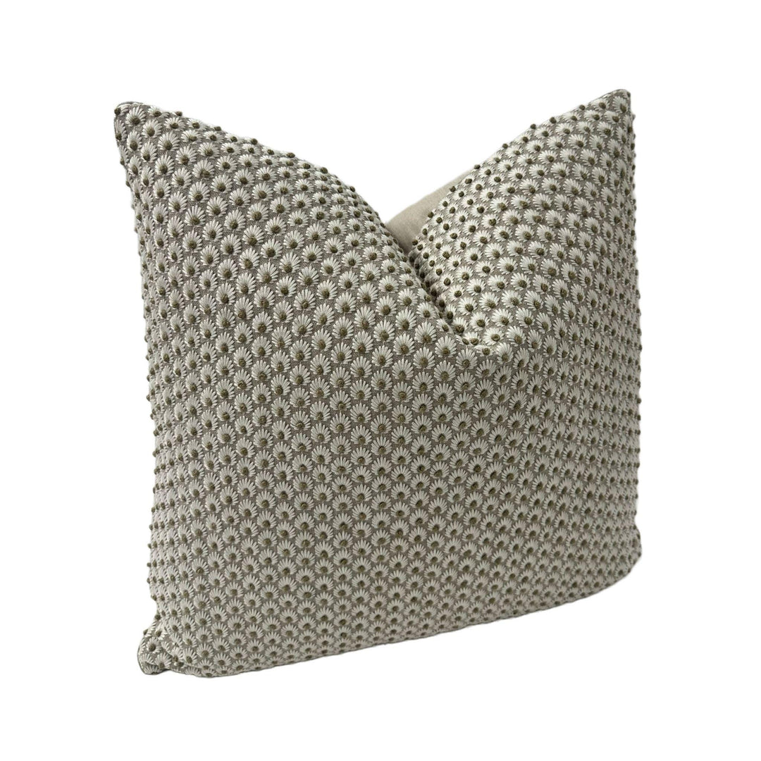 Scalamandre - Fleur Embroidery in Flax