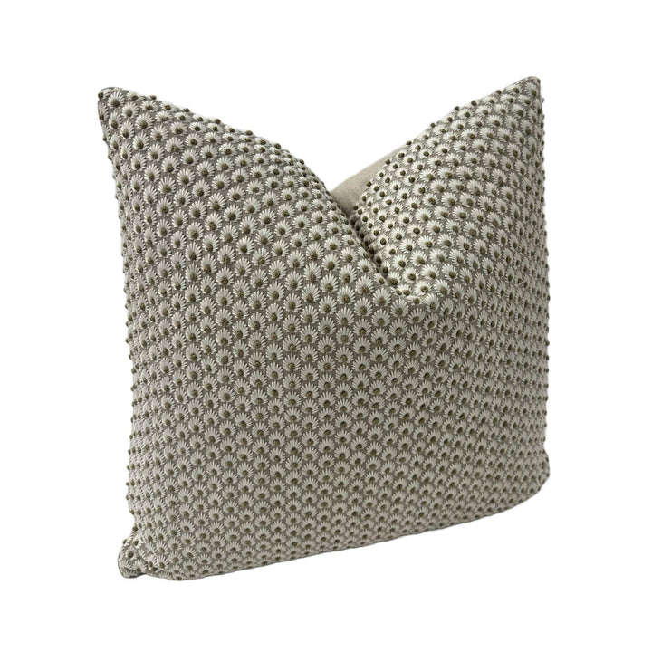 Scalamandre - Fleur Embroidery in Flax