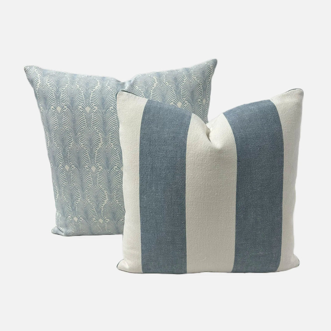 Modern Stripe in Sky Blue