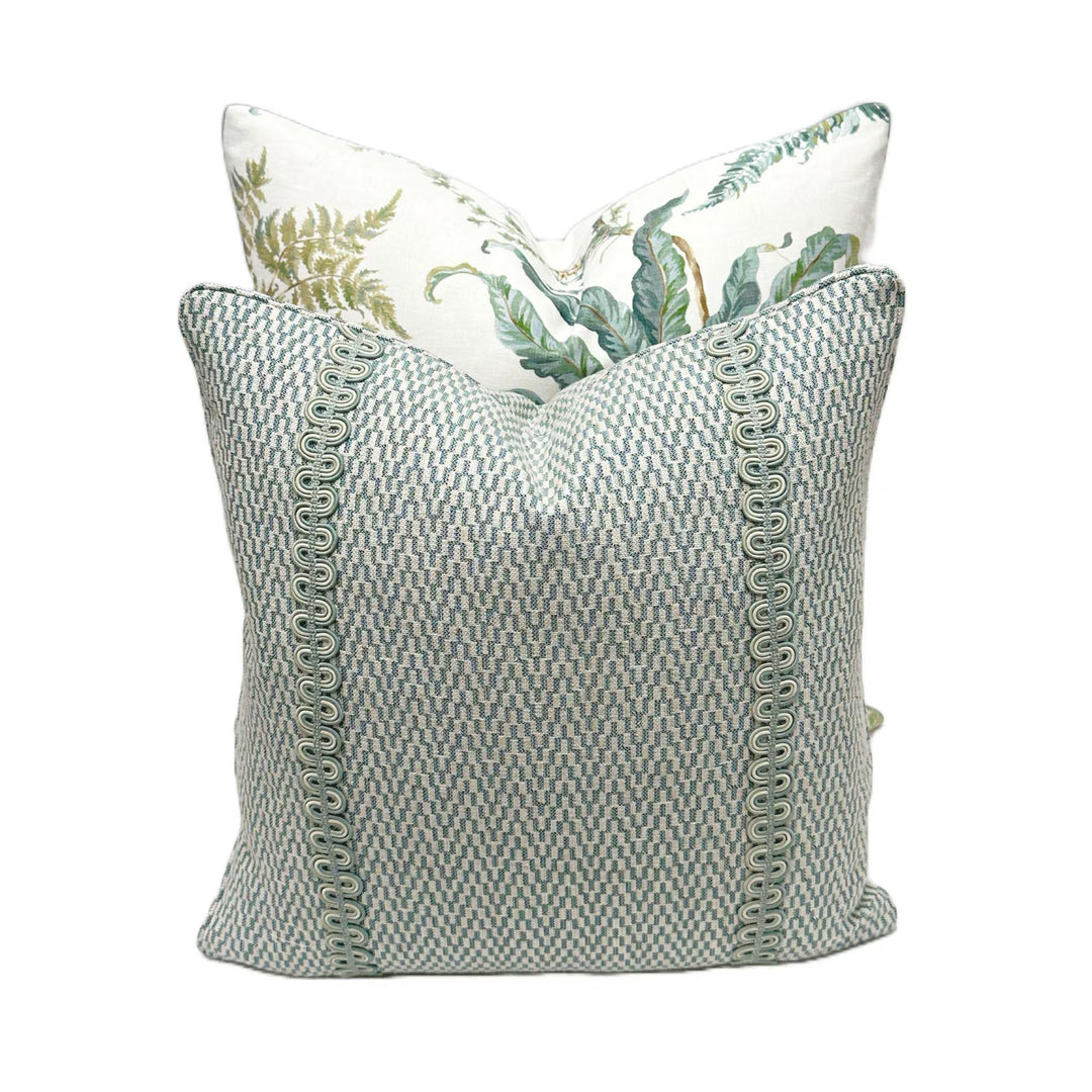 Zig Zag Small Scale with Tape in Aqua