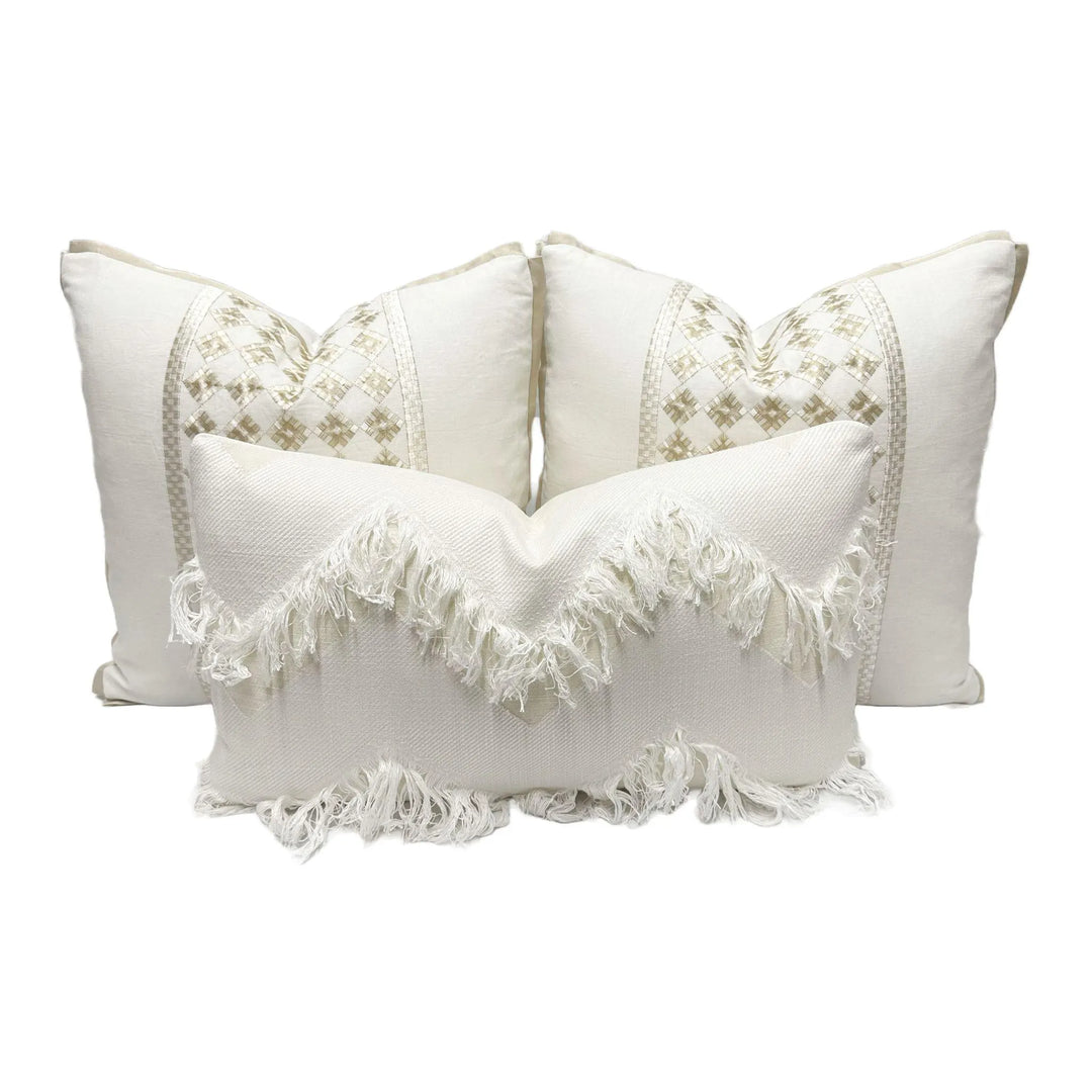 Luxury Embroidery Linen in Gold