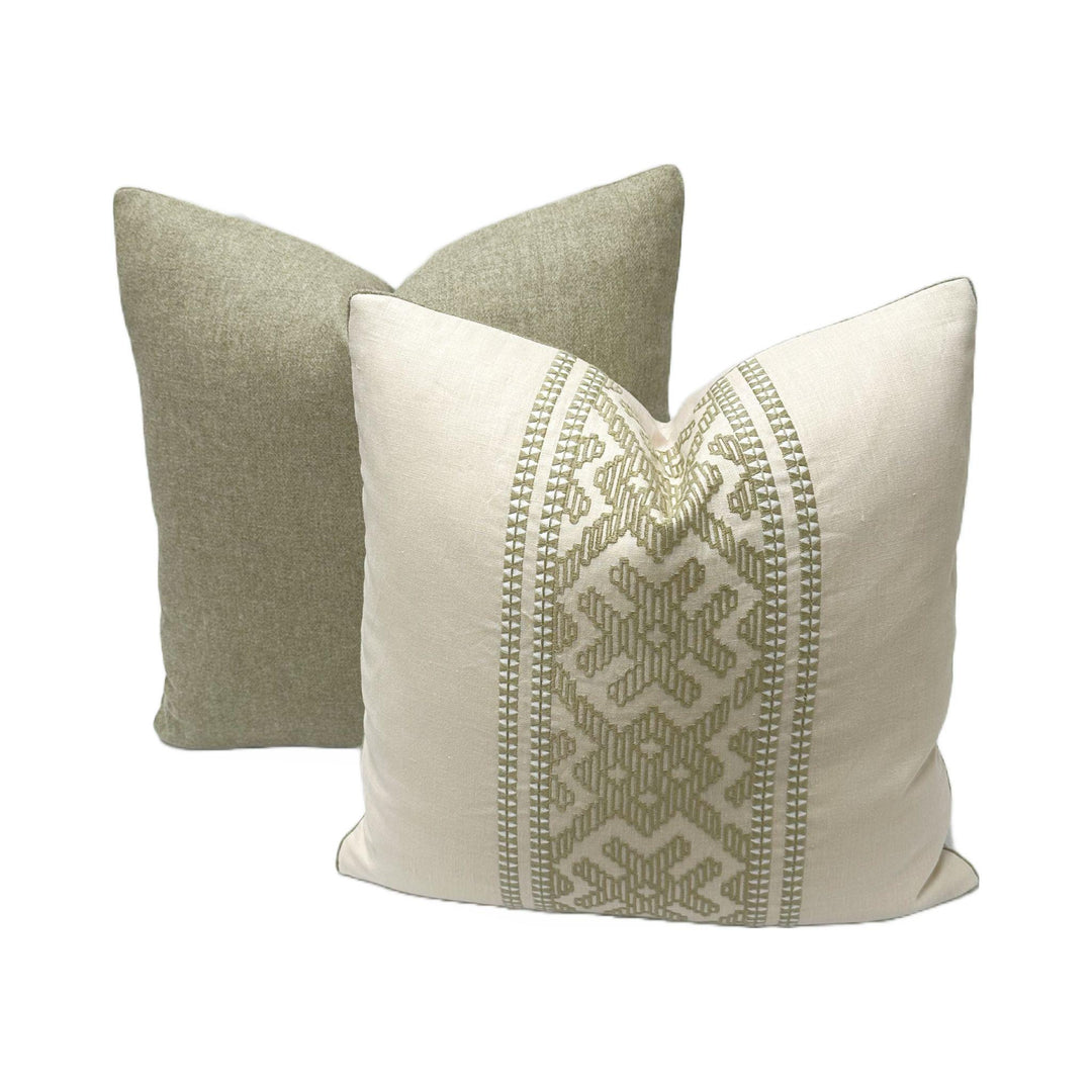 Cowtan & Tout - Florence in Beige/Olive