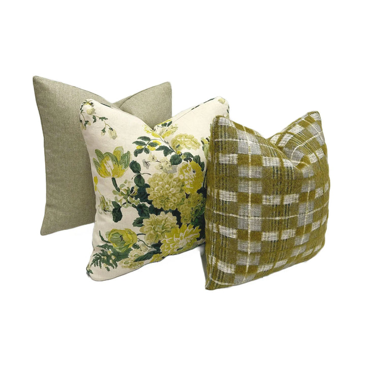 Clarence House - Dahlia Hand Block in Green