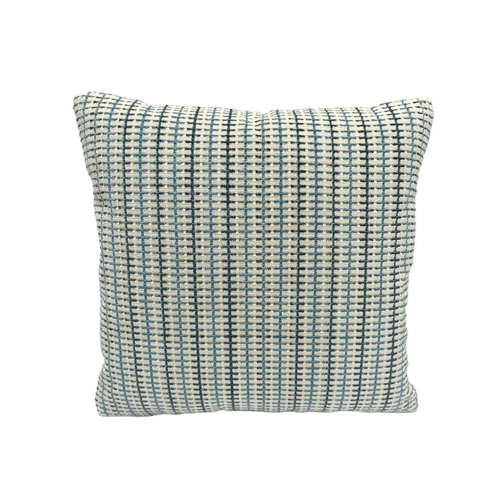 Striped Grid in Blue/Beige
