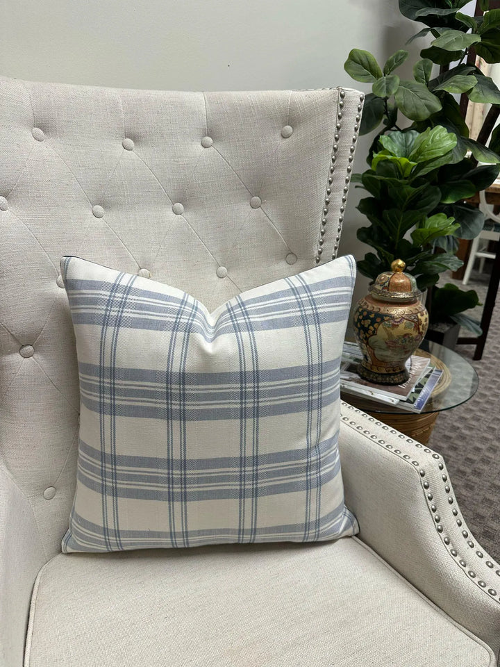 Schumacher - Check Rustique in Sky