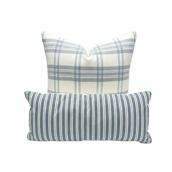 Schumacher - Check Rustique in Sky