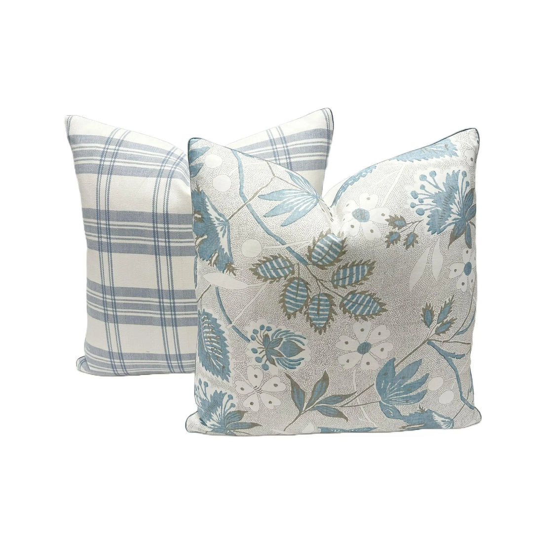 Schumacher - Check Rustique in Sky