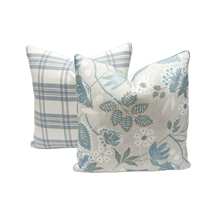 Schumacher - Check Rustique in Sky