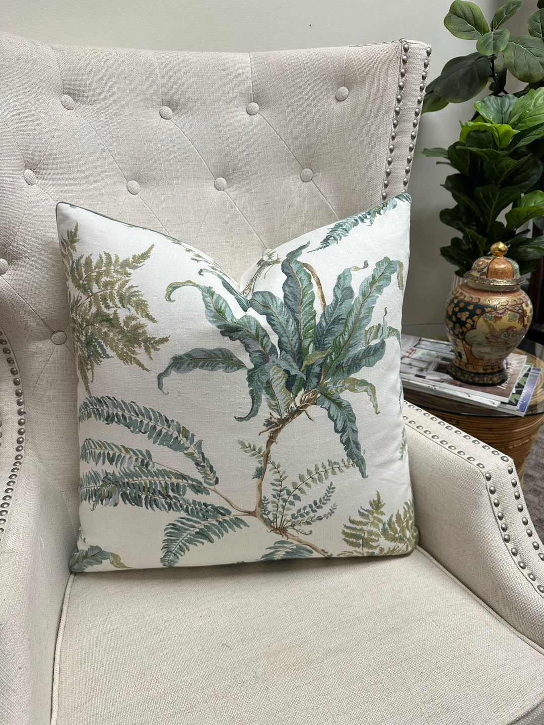 Colefax & Fowler - Woodfern in Leaf Green