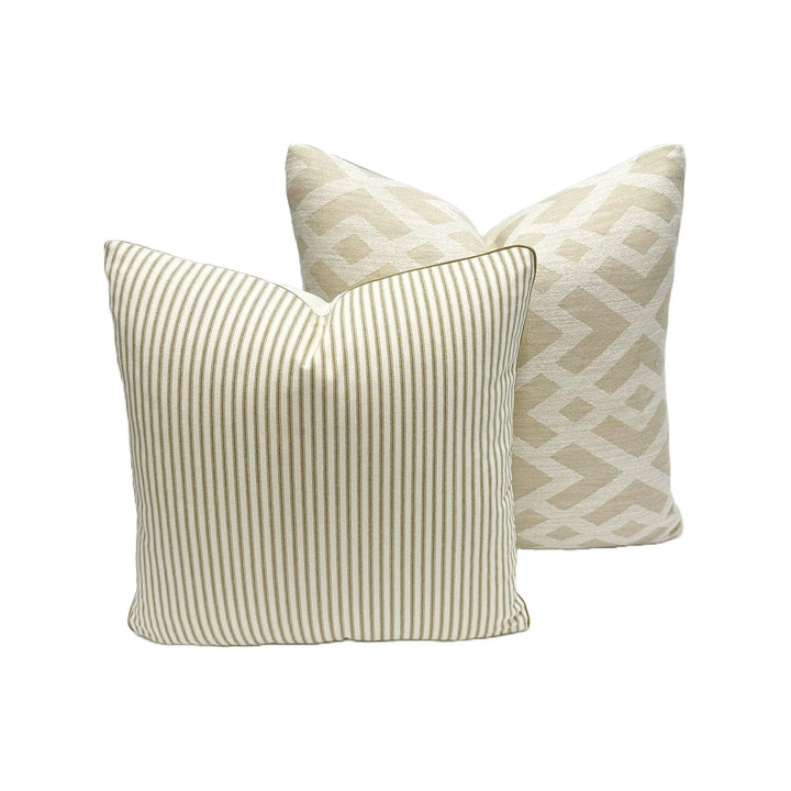 Magnolia Fabrics - Berlin Ticking Stripe in Driftwood