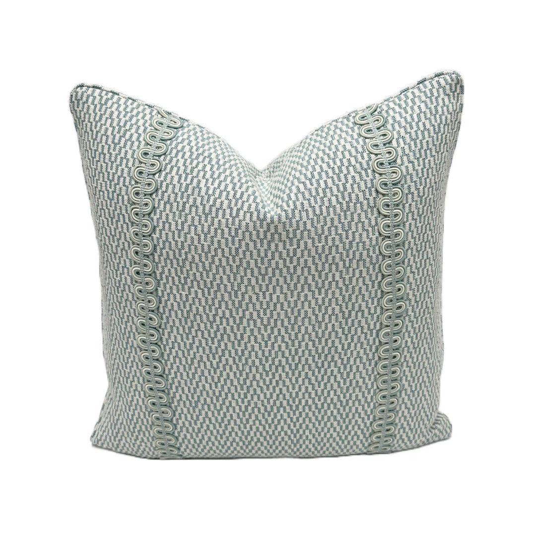Zig Zag Small Scale with Tape in Aqua