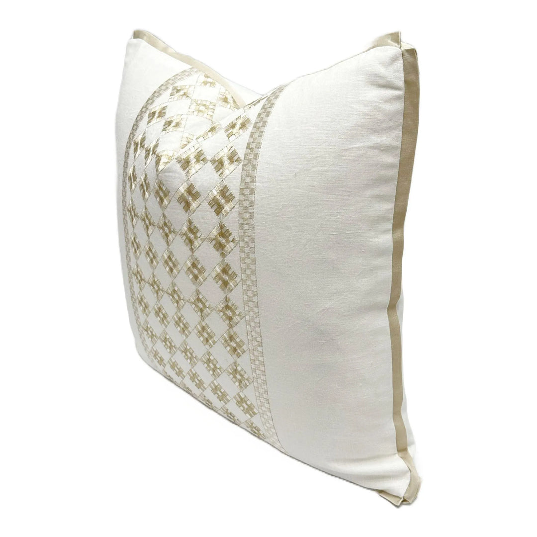 Luxury Embroidery Linen in Gold