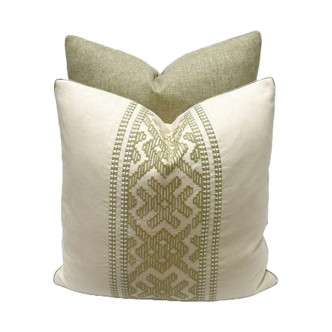 Cowtan & Tout - Florence in Beige/Olive