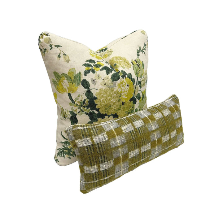 Clarence House - Dahlia Hand Block in Green